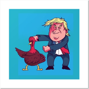 Trump Turkey Floss Graphic Tee Posters and Art